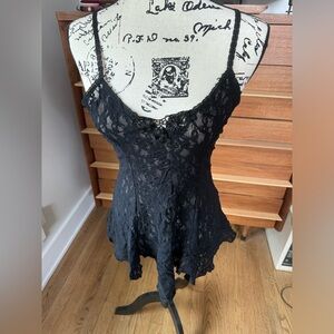 Maryann’s Boutique vintage black lace camisole or nighty.